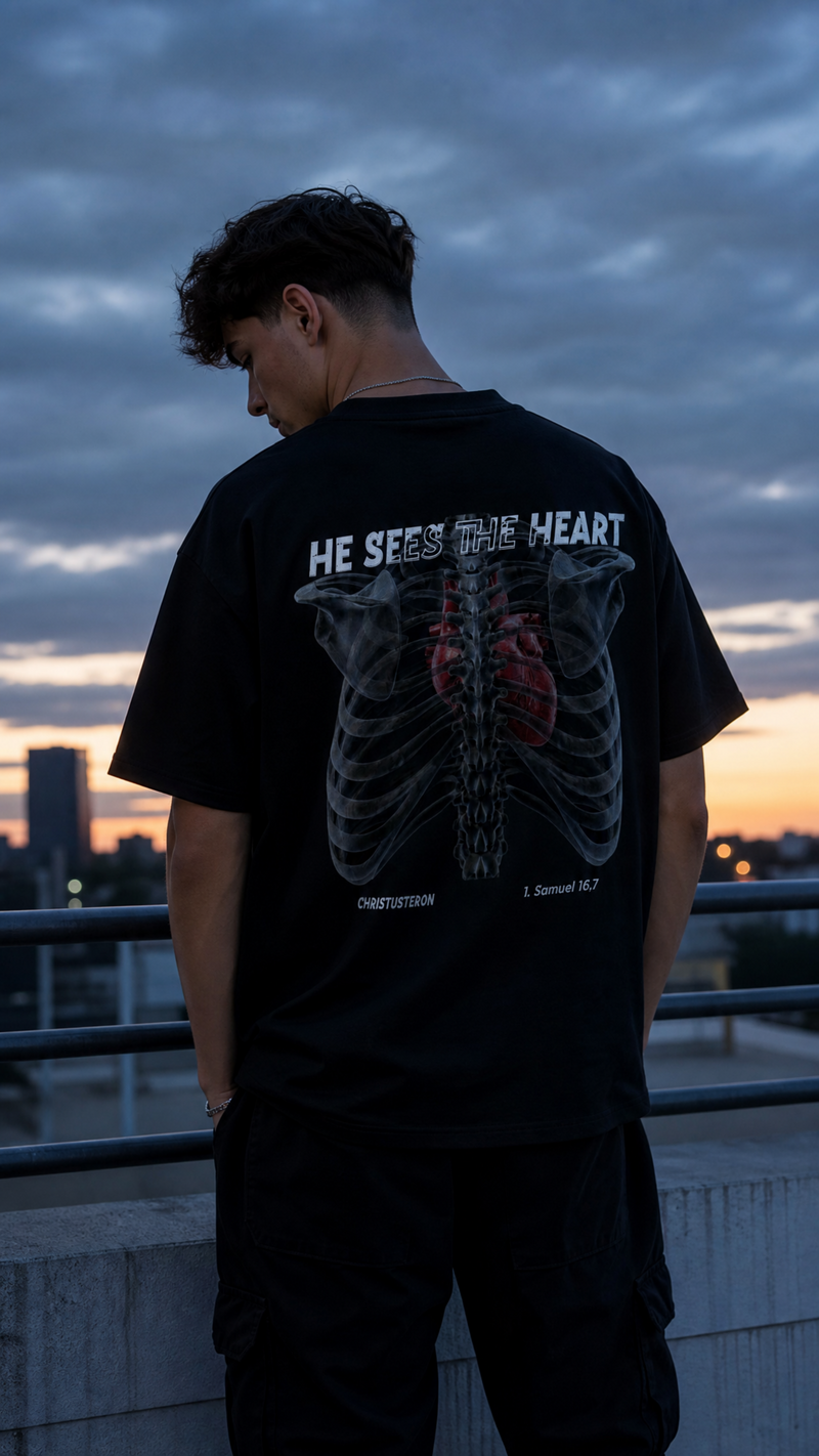 1. Samuel 16-7 Shirt Backprint